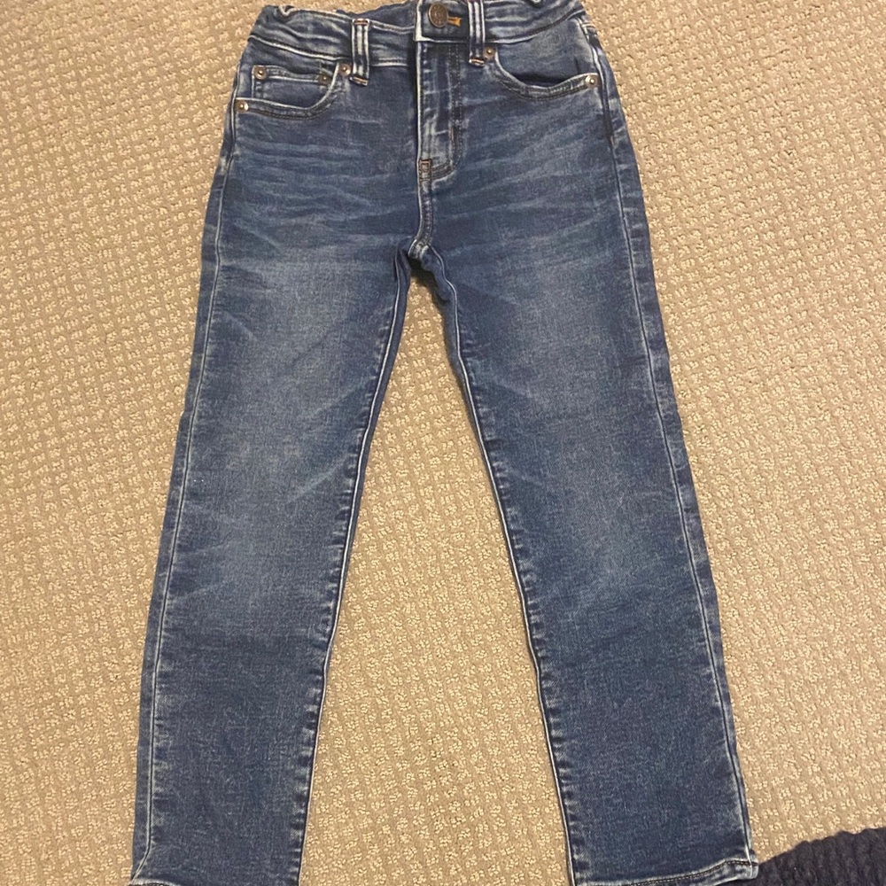 JCrew Crewcuts straight leg stretch fit jeans.